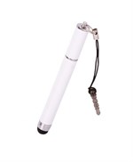 Touchpen m. Jackstickplugger (white)